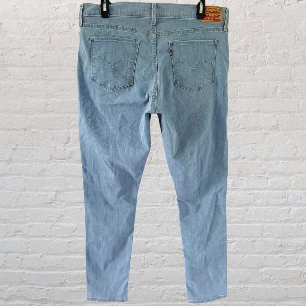 Levi's 311 Shaping Skinny Jeans Women's 33 Light Wash Blue Stretch Denim Pants